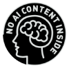 No AI inside badge